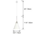 thumbnail image 3 of Kiven H Track Pendant Lightning, 3 Lights Modern H Track Lighting Iron Pendant Lights with Iron Shade,E26 Socket(Bulb Not Included), 3 of 7