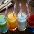 thumbnail image 6 of Paper Straws for Crafts, Cocktail Straws for Drinks, 8.5 in, Biodegradable Straws, Bakery Displays, Backyard Barbecues, Yellow, 100 Pc, 6 of 8