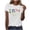 #01 White, variant on Womens T Shirts Trendy Crew Neck Soccer Graphic Tees Casual Summer Versatile Short Sleeve Going Out Tops S