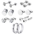 thumbnail image 4 of 14Pcs Mode Oreille Mâle Penddant de Style de Rue Boucles d'Oreilles Partie Bijoux d'Oreille Élégant, 4 of 8