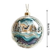 thumbnail image 3 of Qwtwty Christmas Decorations Hanging Ornaments, Shatterproof Plastic Decorative Hanging Pendants for Xmas Tree Holiday Party Decor, 3 of 6