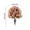 C_Multicolor, variant on COM1950s Artificial Flowers Ground Stake, Outdoor Faux Rose Bush Spring Summer Plastic Garden Porch Decor, Low Maintenance Yard Decoration