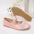 thumbnail image 5 of LuckLilac Girls Pink Glitter Flats Flower Dress Ballet Flat Shoes for 8 Toddler Party Wedding School, 5 of 5