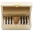 thumbnail image 2 of Bezel Setting Tools Punch Set with 18 punches in Wood Box sizes 0.75mm to 7.75mm, 2 of 4