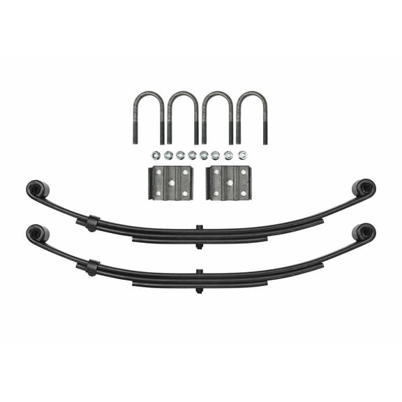 LIBRA 4000lbs 4K Single Trailer Axle Suspension Kit 2000 lbs Leaf Springs & Ubolt Kit