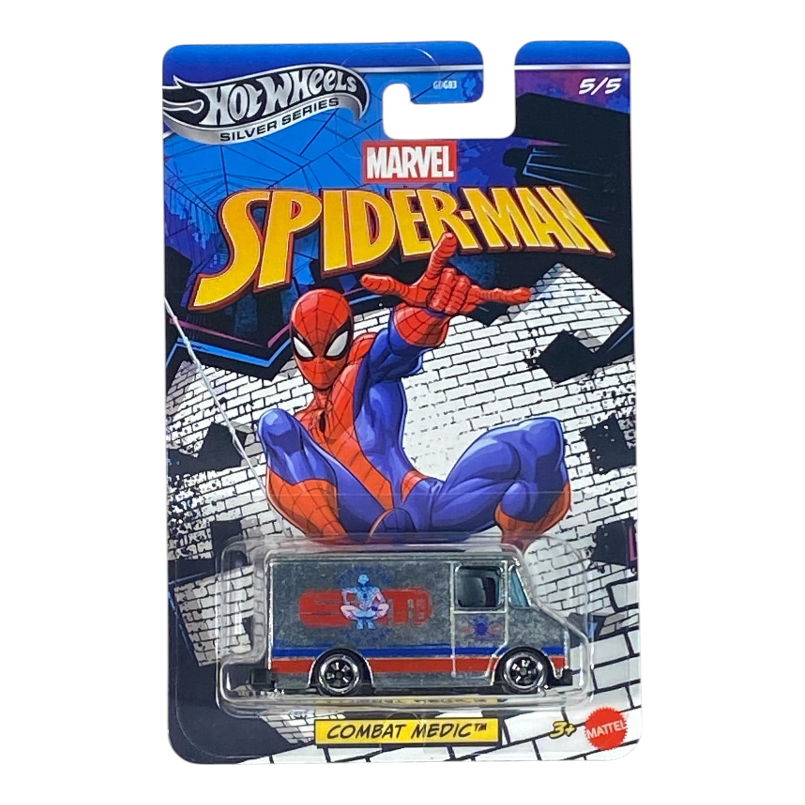 Hot Wheels Silver Series Spider-Man Complete Set of 5 (2026) - Limited Edition