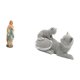 thumbnail image 5 of Estatua de resina con forma de gato, figura de María. Colección religiosa. Adornos con fina elaboración. Ideal para regalar o decorar el, 5 of 8