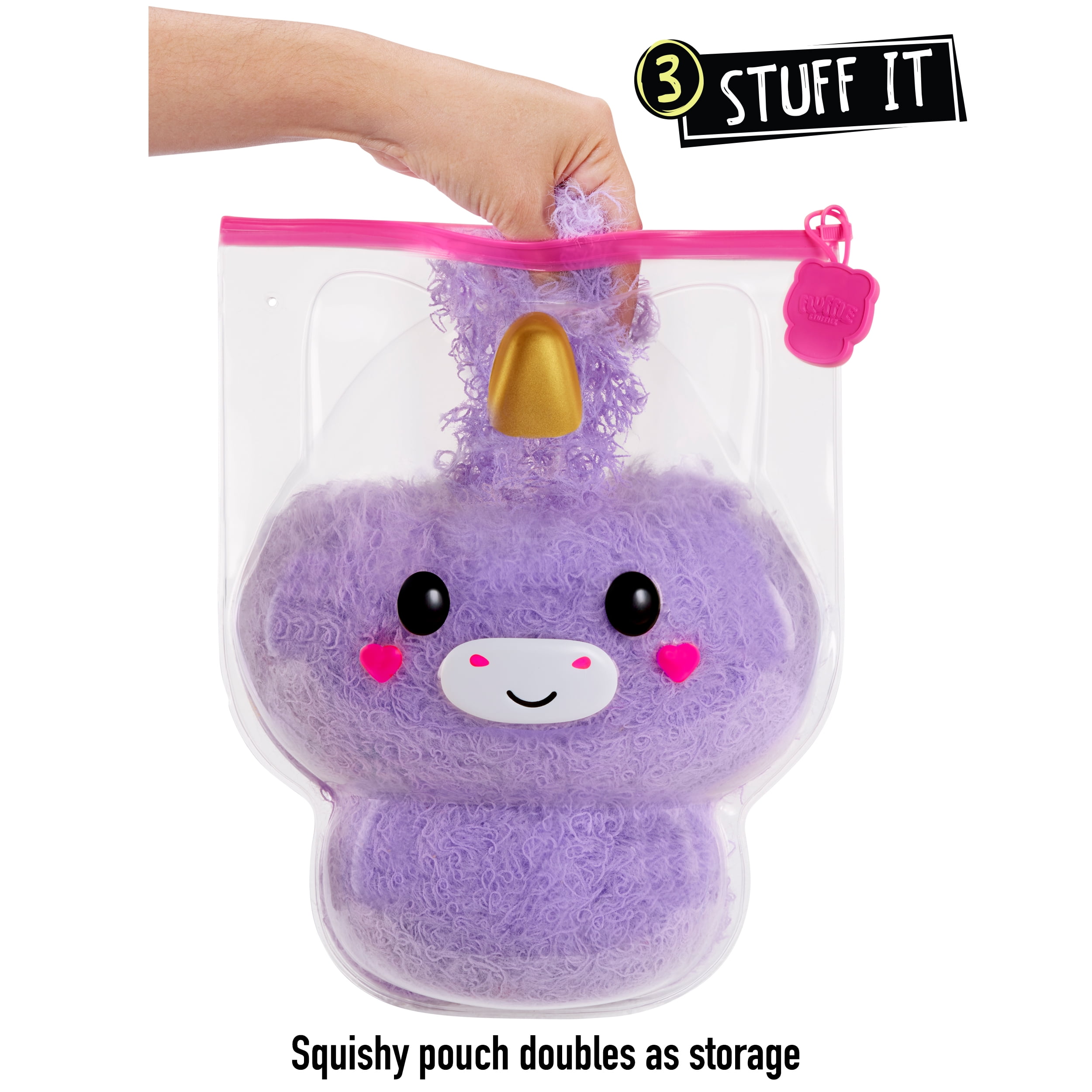 Fluffie Stuffiez Ice Cream Pull To Reveal Surprise Plush