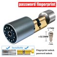 thumbnail image 2 of Variable Size Smart Door Lock Outdoor Door Lock Electronic Lock Tuya APP Cylinder Door Password Lock Finrprint Door Lock ,Smart and Convenient, 2 of 7