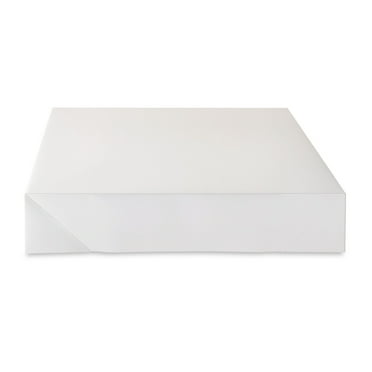 19" x 14" x 4" White Cake Boxes, 2 Count, by Way To Celebrate