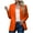 Orange, variant on Homenesgenics Womens Tops under $5 Womens Bussiness Casual Blazers Open Front Long Sleeve Work office Blazer Jacket with Shoulder Pads Fall 2025 Green XXL