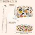 thumbnail image 4 of FORMRS Women Crossbody Purse with Chain Strap Vegan Leather Shoulder Handbag, Orange Slices, 4 of 7