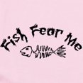 thumbnail image 2 of CafePress - Fish Fear Me Infant Bodysuit - Baby Light Bodysuit, Size Newborn - 24 Months, 2 of 4