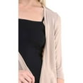thumbnail image 3 of 24/7 Apparel Women's 3/4-Sleeve Open Shrug, 3 of 4