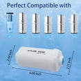 thumbnail image 2 of Fluoride Filter Replacement Compatible with Berkey PF-2 Gravity Fed System Carbonate Apatite White 4 pack, 2 of 4