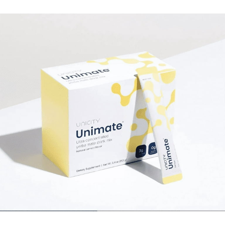 UNICITY Feel Great: Unimate Lemon 1 Box (30 packs) + Unicity