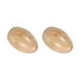 thumbnail image 1 of Uxcell 2 Pcs Wood Egg Shaker Wood Musical Eggs Hand Percussion Shaker Wooden Hand Percussion Instrument for DIY Painting Music Learning Easter Party Performance (Wood Color), 1 of 6