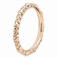 thumbnail image 3 of 925 Sterling Silver Stackable Expressions Pink-plated Cable Ring Size: 10; for Adults and Teens; for Women and Men, 3 of 5