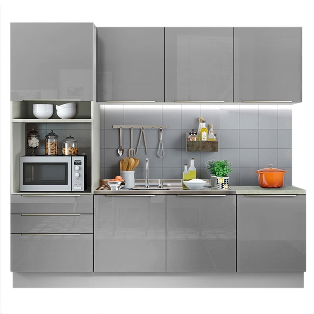 Cocina Integral Completa Modular Madesa Lux 240cm BG 03