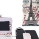 thumbnail image 4 of Funda para teclado Funda protectora para teclado de teléfono de cuero PU de 7 pulgadas con soporte para teléfono para oficina de negocios, 4 of 5
