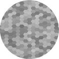 thumbnail image 1 of Ahgly Company Machine Washable Indoor Round Transitional Gray Area Rugs, 8' Round, 1 of 7