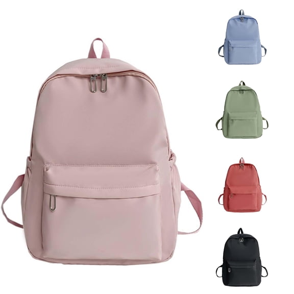 FYDUU Backpack for Girls Solid Color Large Capacity School Backpacks Middle High School Bookbag Boys Girls School Bag Daypacks
