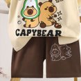 thumbnail image 5 of Baby Boy 4th of July Outfit Toddler Baby Boy Summer Outfit Kids Cartoon Shark Print Casual T Shirt and Shorts Set Infant Clothes 6M 9M 18M 24M 2T 3T 4T 5T 6T, 5 of 5