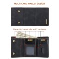 thumbnail image 6 of SaniMore Case for Google Pixel 7 6.3", PU Leather Case Soft TPPU Inner Detachable Magnetic Folding Wallet Card Slots Kickstand Anti-drop Shockproof 360°Protection Case For Google Pixel 7, Black, 6 of 11