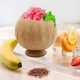 thumbnail image 7 of 6 Pcs Natural Coconut Shell Cups, Hawaiian Theme Luau Party Cups Supplies, Coconut Cups for Party, Coffee shop, Ice Cream Store, Restaurant, Special Coconut Shell Cup Decoration,12oz, 7 of 7