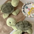 thumbnail image 3 of Realistic Tortoise Plush Toys Sea Turtle Soft Cute Animal Doll Stuffed Keyring Car Bag Children Gift, 3 of 4