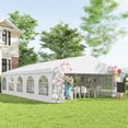 thumbnail image 2 of Outsunny 20'x33' Large Party Tent & Carport for Parties, White, 2 of 10