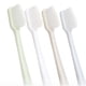 thumbnail image 4 of 4Pcs Cepillo de dientes de cerdas suaves Cepillos de dientes de cabello fino anti-sangrado Cepillos de dientes de cerdas de plástico para adultos (gris y azul), 4 of 4
