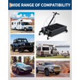 thumbnail image 6 of GARVEE 25 Gallon Low Profile Oil Drain Pan with Electric Pump,12V Oil Change Pan Metal with 8FT Hose & Folding Handle for Cars,SUVs,Trucks,Buses,RVs,Black, 6 of 7