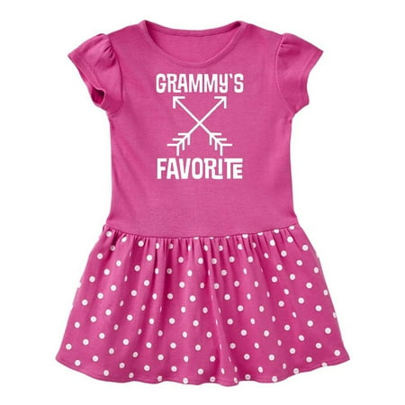 

Inktastic Grammys Favorite Grandson Childs Gift Gift Baby Girl Dress