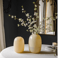 thumbnail image 2 of Modern Glass Vase in Yellow, 2 of 8