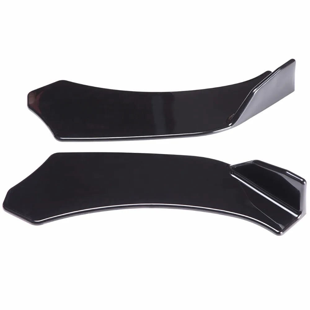 Front Bumper Lip Splitter+Side Skirt+Strut Rod Glossy For Dodge Charger SRT Scat