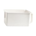 thumbnail image 2 of Caja organizadora de almacenamiento Contenedor de almacenamiento Organización de despensa portátil con incorporado Blanco, 2 of 9