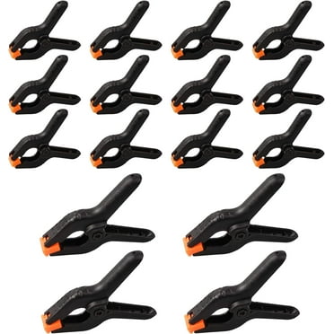 Woodworking & Craft Spring Clamps, 2-3 Inch Grip Clips for Multiple Uses
