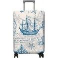 thumbnail image 1 of Travel Luggage Cover Suitcase Protector Fits 18-32 Inch Luggage Wheel Covers Patterned Travel Related Items Flower Luggage Protector Elastic Luggage Anti-scratch Suitcase Cover XL, 1 of 5
