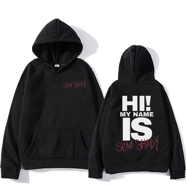 Eminem Sweat à Capuche Slim Shady Sudaderas Con Capucha Manches Longues