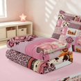 thumbnail image 5 of Erosebridal Rustic Cowgirl Zipper Queen Comforter Set with Fitted Sheet and 2 Pillowcases, Western Farmhouse Zipper Queen Comforter Set with Fitted Sheet and 2 Pillowcases, Pink Reversible, 5 of 7
