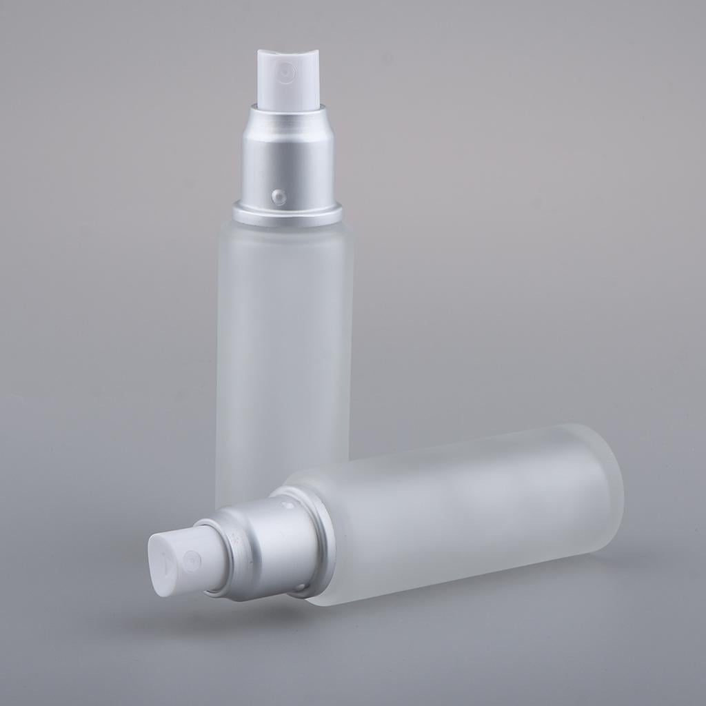 Gazechimp 3x2Pcs Empty Glass Bottles Cosmetic Makeup Travel Lotion Containers 50ml Spray