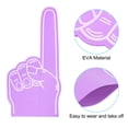 thumbnail image 4 of Giant Foam Finger 18 Inch EVA Number 1 DIY Blank Foam Hand, Purple, 2 Pack, 4 of 5