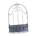 thumbnail image 3 of Wall Planter Rustic Plant Holder Hanging Basket Window Shape Iron Material for Garden Patio Balcony Display, 3 of 9