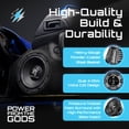 thumbnail image 3 of Hifonics 4 Pack HFX10D4 10" Subwoofer, 400W Max 200W RMS Car & Powersports Speaker, 3 of 11