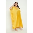 thumbnail image 2 of Oussum Plus Size Embroidered Kaftan Dresses for Women Long Solid Caftan Dress, 2 of 7