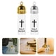 thumbnail image 3 of 2 botellas de agua bendita católicas para primera comunión, recipientes de vidrio para deseos bíblicos y bendiciones, para iglesias, bodas y fiestas., 3 of 7