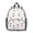 Princess and Ballerina, variant on Princess and Ballerina White Pattern Backpack for School, Cute School Bag with Adjustable Shoulder Straps and Padded Back, 13.8"x11.4"x6"