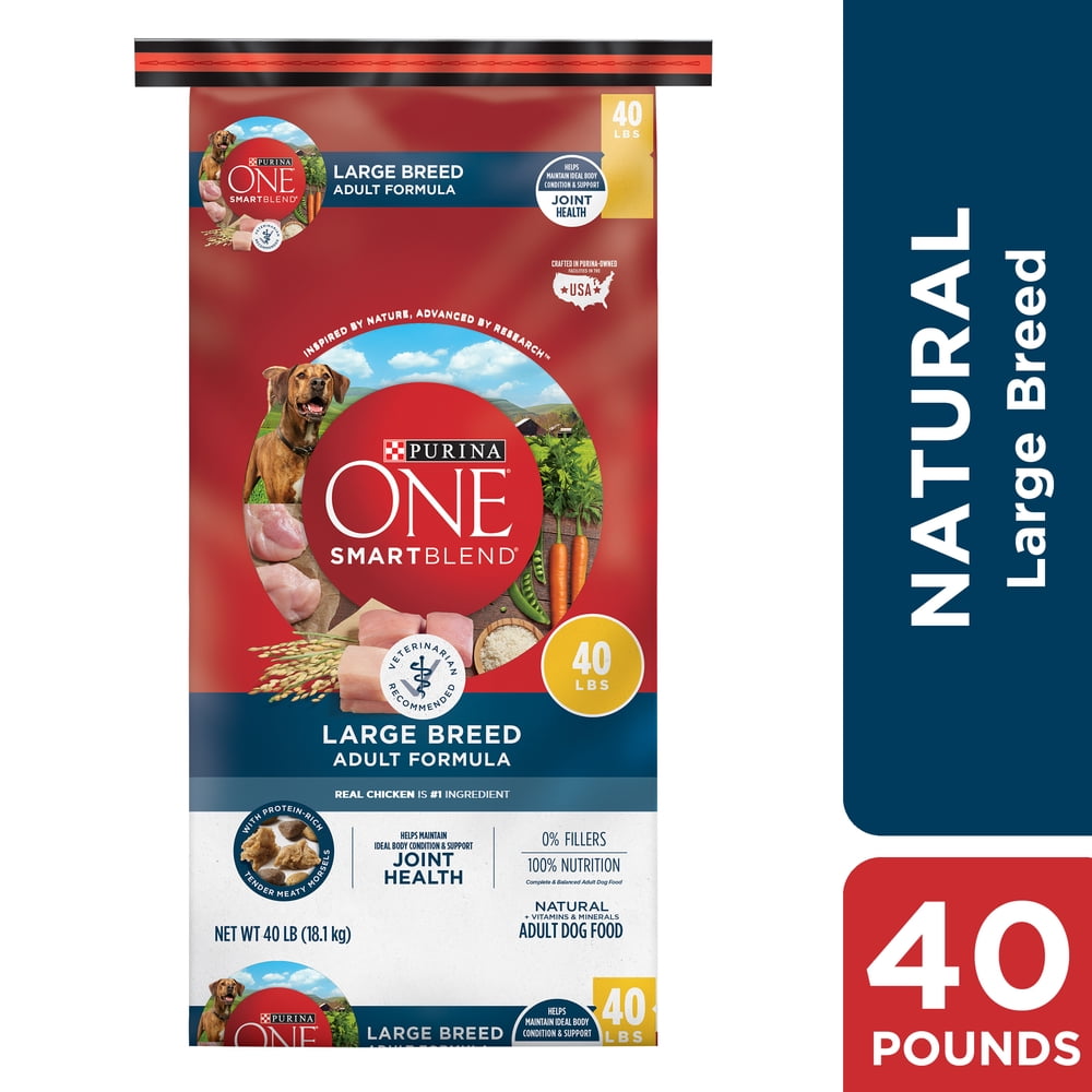 Purina ONE Natural Large Breed Adult Dry Dog Food, SmartBlend Formula
