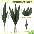 thumbnail image 2 of Faux Snake Plant 30 Inch Artificial Snake Plant Tall Faux Agave Plant Fake Sansevieria for Outdoor Indoor Home Office Succulents Greenery Store Decoration (Light Green, 8), 2 of 5